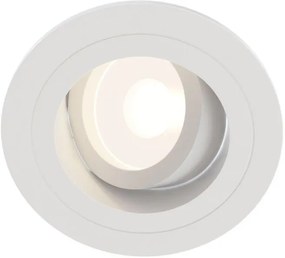 Χωνευτό σποτ οροφής Maytoni Akron round-Λευκό