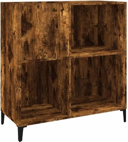 vidaXL Δισκοθήκη Καπνιστή Δρυς 84,5 x 38 x 89 εκ. από Επεξεργ. Ξύλο