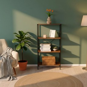 Ράφια Max Home Σίδερο Ξύλο MDF 4 Ράφια 60 X 120 X 30 CM