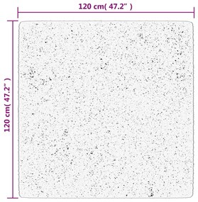 ΧΑΛΙ OVIEDO ΜΕ ΚΟΝΤΟ ΠΕΛΟΣ ΓΚΡΙ 120 X 120 ΕΚ. 375533