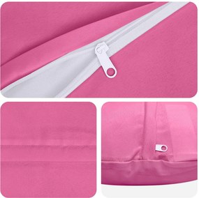 vidaXL Κάλυμμα Μαξιλαριού 6 pcs HEERLEN Ροζ Ø 50 cm Πολυεστέρας