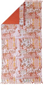 Παρεό Διπλής Όψης Maitai 234 Salmon Pink-Terracotta 90x180 - Kentia