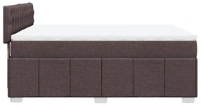 ΚΡΕΒΑΤΙ BOXSPRING ΜΕ ΣΤΡΩΜΑ ΣΚΟΥΡΟ ΚΑΦΕ 140X190 ΕΚ. ΥΦΑΣΜΑΤΙΝΟ 3287073