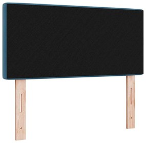 vidaXL Βελούδινο Κεφαλάρι Argyle Σκούρο Μπλε 100 cm Βελούδο