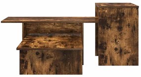 vidaXL Τραπέζι κονσόλας Καπνιστό Δρύς 91,5 x 35 x 38,5 εκ