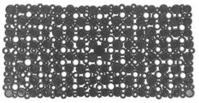 Πατάκι Αντιολισθητικό Rings 00273.011 35x71 Clear Black 35Χ71 PVC