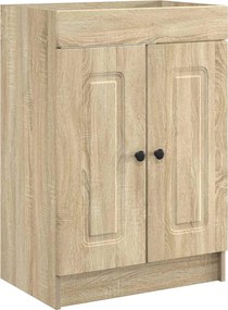 vidaXL Ντουλάπι κάτω από τον νιπτήρα Sonoma Δρυς 56 x 37,5 x 81 εκ