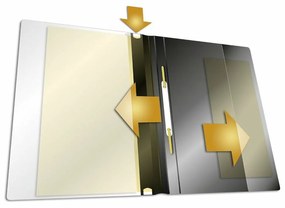 Φάκελος Εγγράφων Durable Duraplus Λευκό Διαφανές A4 25 Τεμάχια