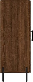 vidaXL Ντουλάπι Καφέ Δρυς 34,5 x 34 x 90 εκ. Επεξεργασμένο Ξύλο