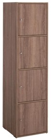 ΝΤΟΥΛΑΠΙ SORIANO  DARK OAK ΜΕΛΑΜΙΝΗ 40x39-41x157Υεκ.