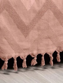 Κουβέρτα Πικέ Ζακάρ GOLWE PINK