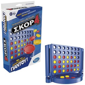 Επιτραπέζιο Παιχνίδι Connect 4: Grab &amp; Go F8253 (Ελληνική Γλώσσα) Για 2 Παίκτες 6 Ετών+ Multi Hasbro