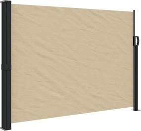 vidaXL Σκίαστρο Πλαϊνό Συρόμενο Μπεζ 140 x 600 εκ.