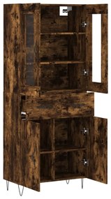 vidaXL Ντουλάπι Καπνιστή Δρυς 69,5x34x180 εκ. από Επεξεργασμένο Ξύλο