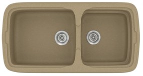 Sanitec Classic 305 Metallic Cream Νεροχύτης