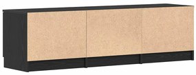vidaXL Ντουλάπι TV Μαύρο 140 x 35 x 40 εκ Επεξεργασμένο ξύλο