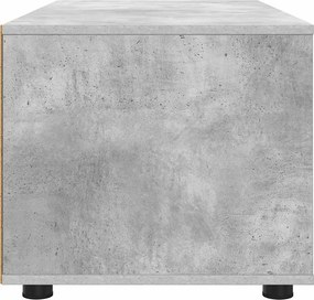 vidaXL Ντουλάπι TV Σκυρόδεμα Γκρι 100 x 48 x 43 εκ. Επεξεργασμένο ξύλο