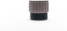 Πουφ Σκαμπό Γκρι ROSE 40x40x40