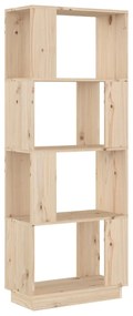 vidaXL Βιβλιοθήκη/Διαχωριστικό Χώρου 51x25x132 εκ. Μασίφ Ξύλο Πεύκου