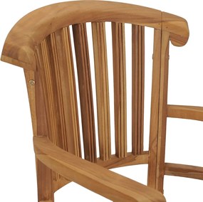 vidaXL Καρέκλες Κήπου 2 τεμ. από Μασίφ Ξύλο Teak