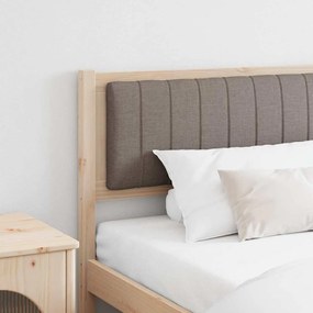 vidaXL Ταπετσαρισμένο κεφαλάρι Καφέ 200 cm Στερεά ξυλεία πεύκου