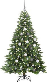 vidaXL Τεχνητό Χριστουγεννιάτικο Δέντρο Πράσινο 180 cm ΠΕ και PVC