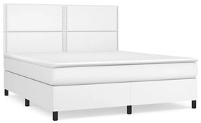 ΚΡΕΒΑΤΙ BOXSPRING ΜΕ ΣΤΡΩΜΑ ΛΕΥΚΟ 160X200ΕΚ.ΑΠΟ ΣΥΝΘΕΤΙΚΟ ΔΕΡΜΑ 3142792