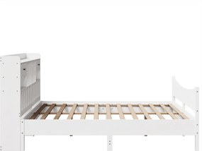 vidaXL Σκελετός Κρεβ. Χωρίς Στρώμα Λευκό 180x200 εκ Μασίφ Πεύκο