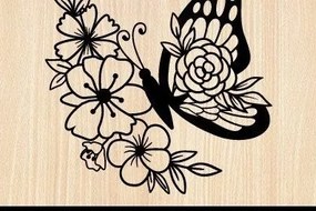 Σετ των 2 Intra απο ξύλο plywood 3mm-4mm πάχος Κοπή χαρτιού πεταλούδας Δίασταση 30x20 cm INTRAFABR-30781878