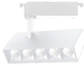 Σποτ Φωτιστικό Μονοφασικής Ράγας 20W IP20 3CCT Inlight-T1-05800-White-Λευκό T1-05800-White