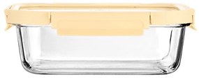 ESTIA ΦΑΓΗΤΟΔΟΧΕΙΟ CLICK&SEAL ΓΥΑΛΙΝΟ 640ml 18.9x14.5x6.7 ΜΕ ΚΑΠΑΚΙ ΠΛΑΣΤΙΚΟ IVORY