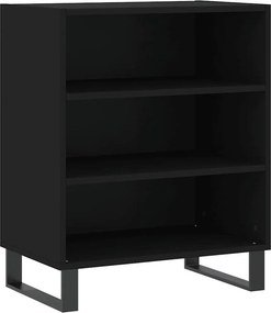 vidaXL Ραφιέρα Μαύρη 57 x 35 x 70 εκ. από Επεξεργασμένο Ξύλο