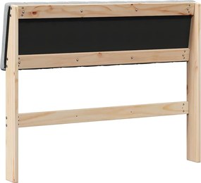 vidaXL Ταπετσαρισμένο κεφαλάρι Ανοιχτό γκρι 100 cm