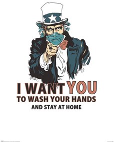 Αφίσα Vincent Trinidad - Wash Your Hands, (61 x 91.5 cm)