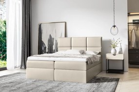 Επενδυμένο κρεβάτι Imbir-Mpez-140 x 200