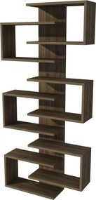 Βιβλιοθήκη Καρυδί LOTUS 75x21,3x161,3