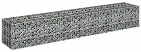 vidaXL Συρματοκιβώτιο-Γλάστρα Υπερυψωμένη 180x30x30 εκ. Γαλβ. Χάλυβας