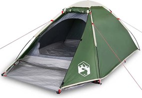 vidaXL Σκηνή Κάμπινγκ 2 Ατόμων Αδιάβροχη Πράσινη