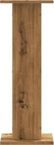 vidaXL Βάσεις Φυτών 2 τεμ. Αρτισιανή Δρυς 30x30x80 εκ. Επεξ. Ξύλο
