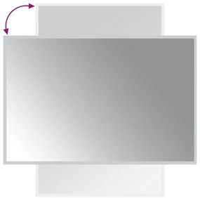 vidaXL Καθρέφτης Μπάνιου με LED 60x90 εκ.