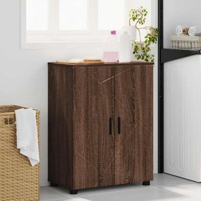 vidaXL Ντουλάπι Μπάνιου Καφέ δρυς 60 x 35 x 80 εκ