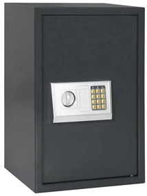 vidaXL Ψηφιακό Ασφαλές Σκούρο γκρι 40 x 35 x 60 εκ. Ατσάλι