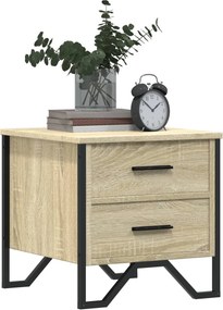vidaXL Κομοδίνο Sonoma Δρυς 40x41x40 εκ. από Επεξεργασμένο Ξύλο