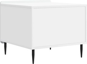 vidaXL Τραπεζάκι σαλονιού Λευκό 49 x 50 x 42 εκ. Επεξεργασμένο Ξύλο
