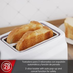 Τοστιέρα Magefesa Λευκό 750 W