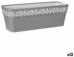 Κηπουρός Stefanplast Gaia Γκρι Πλαστική ύλη 49,5 x 17 x 19 cm (12 Μονάδες)