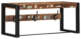 Ράφι για παλτά Πολύχρωμο 80x35x35 cm Στερεό ξύλο αναγεννημένο