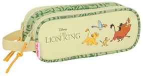 Διπλή Κασετίνα Mufasa Πράσινο Μπεζ 21 x 8 x 6 cm