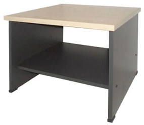 Τραπεζάκι Επισκέπτη Απόχρωση Dark Grey - Beech -  60x60x45cm