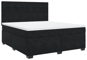 ΚΡΕΒΑΤΙ BOXSPRING ΜΕ ΣΤΡΩΜΑ ΜΑΥΡΟ 180X200 ΕΚ. ΒΕΛΟΥΔΙΝΟ 3293280